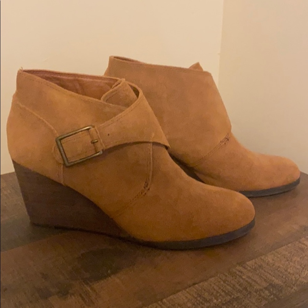 Lucky Brand Wedge Booties